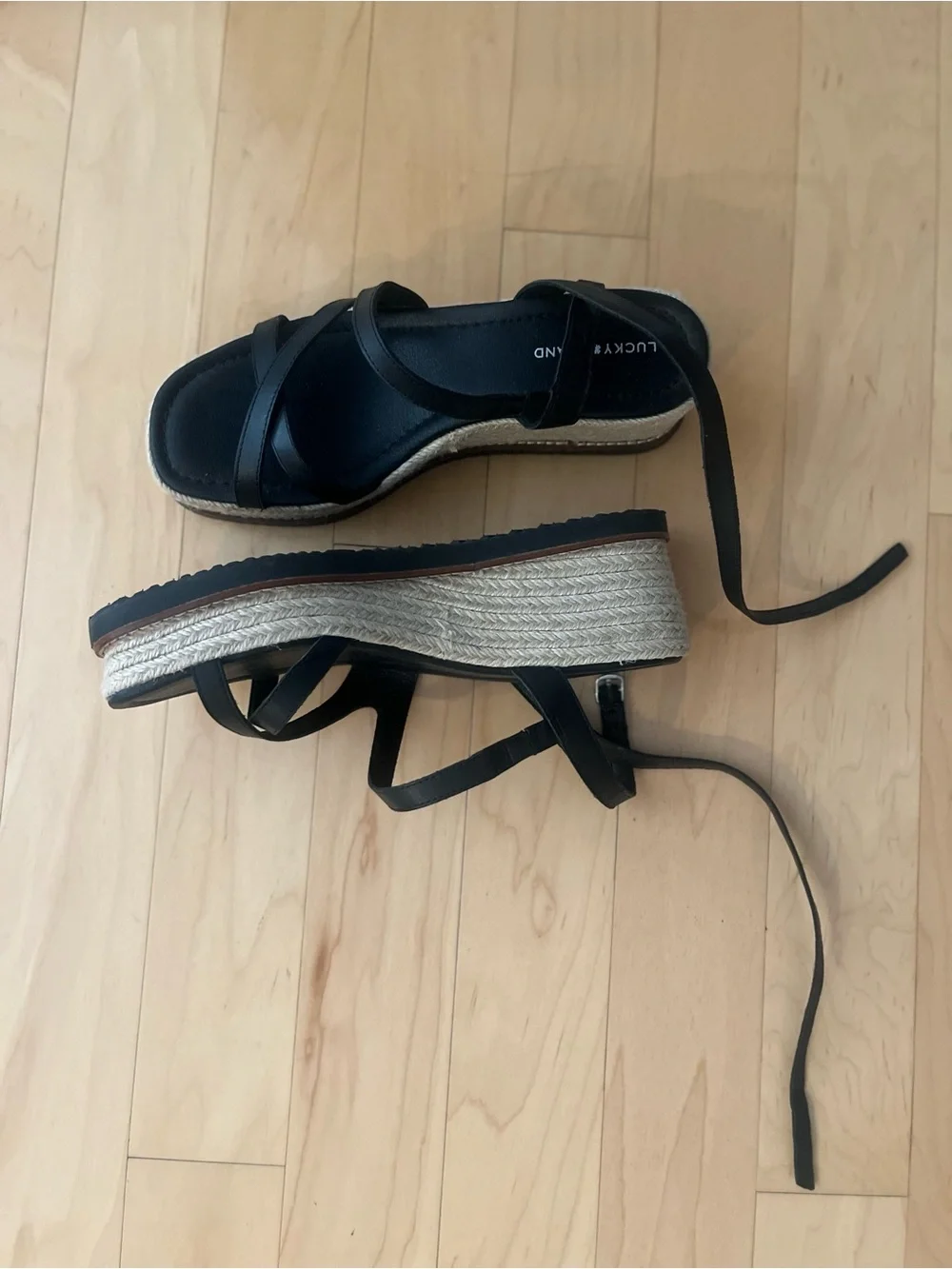 Lucky Brand black strappy